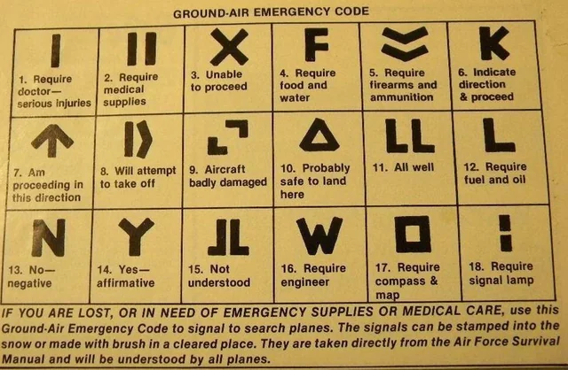 ground to air signals