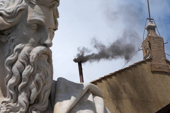 vatican black smoke