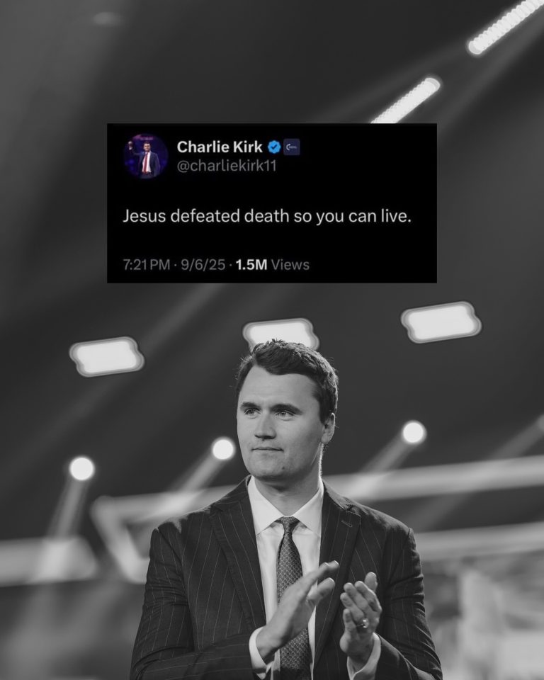 Charlie Kirk - Jesus defeated death