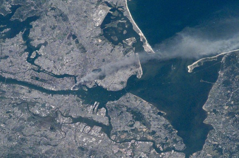 9-11 satellite view