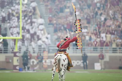 Chief Osceola Plant the spear