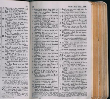 bible page