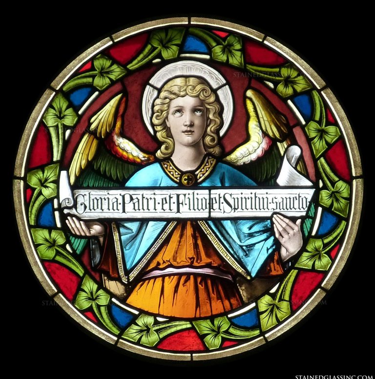 Gloria Patri - stained glass