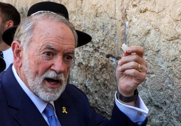 Mike Huckabee - wailing wall