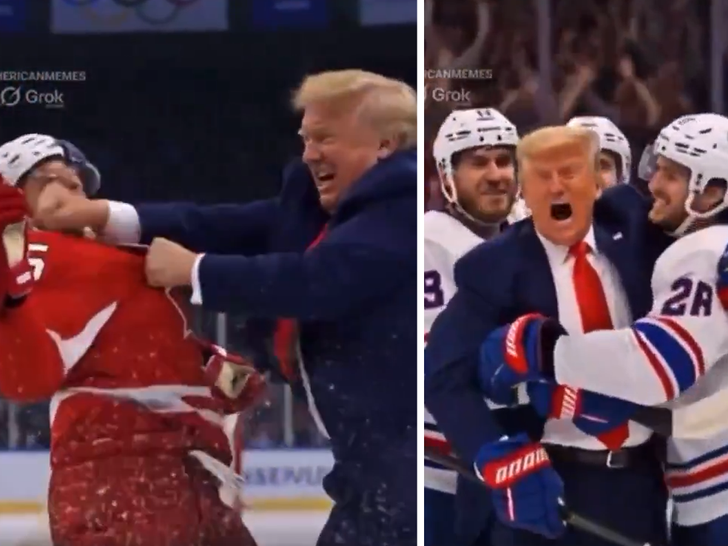trump hockey