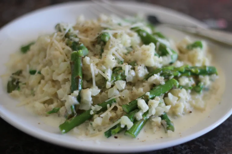 creamy-asparagus-cauliflower-rice
