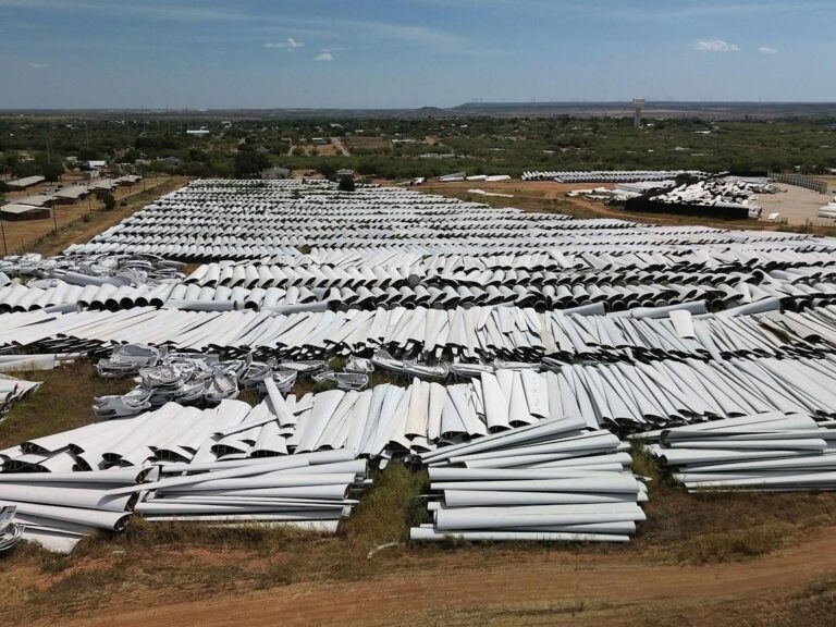 wind turbine blades graveyard